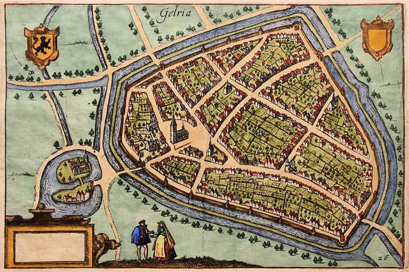 Geldern (Gelria) 1613 Van Deventer